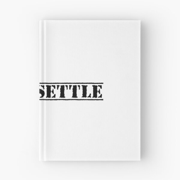 Item preview, NEVER SETTLE designed and sold by Ninjacatoff.