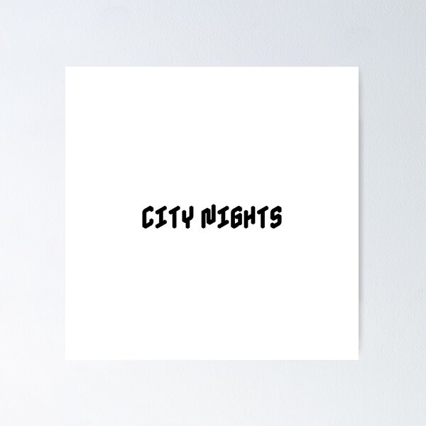 Item preview, CITY NIGHTS designed and sold by Ninjacatoff.