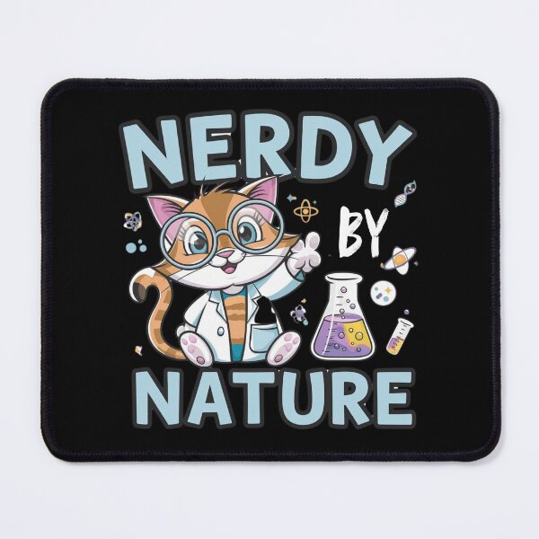 Item preview, Cartoon Cat Style – Nerdy by Nature Funny Nerdy Gifts designed and sold by StemMerch247.
