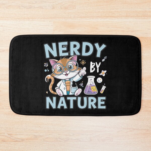 Item preview, Cartoon Cat Style – Nerdy by Nature Funny Nerdy Gifts designed and sold by StemMerch247.