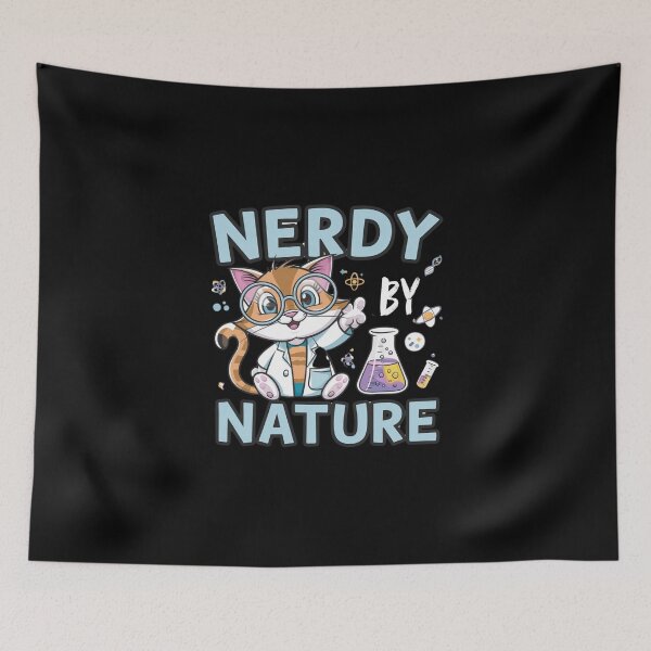 Item preview, Cartoon Cat Style – Nerdy by Nature Funny Nerdy Gifts designed and sold by StemMerch247.
