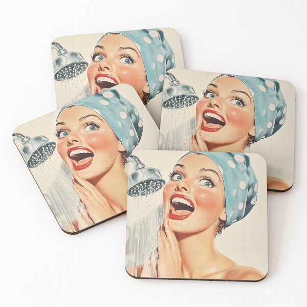 Item preview, Retro Glam Shower Moment designed and sold by junkydotcom.