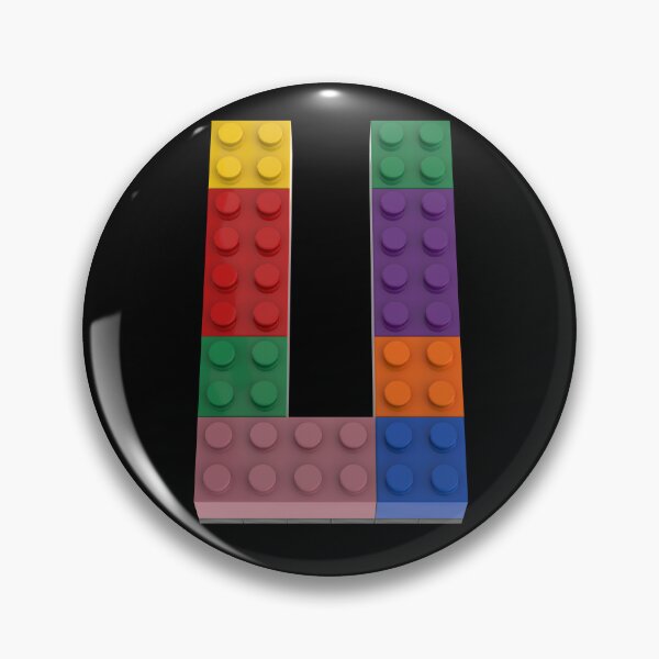 Item preview, Letter U brick tee for all Master Builders designed and sold by Brickification.