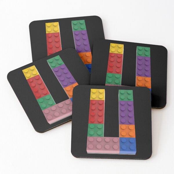Item preview, Letter U brick tee for all Master Builders designed and sold by Brickification.