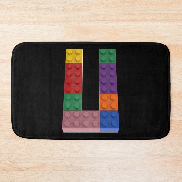 Item preview, Letter U brick tee for all Master Builders designed and sold by Brickification.