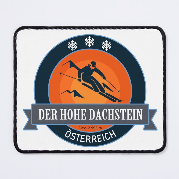 Item preview, der Hohe Dachstein Austria Osterreich skiing Badge designed and sold by Wanderful-roads.