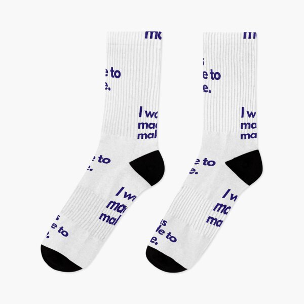 Item preview, Minimalist "I Was Made to Make" Creative Motivation Typography designed and sold by danfreeze.