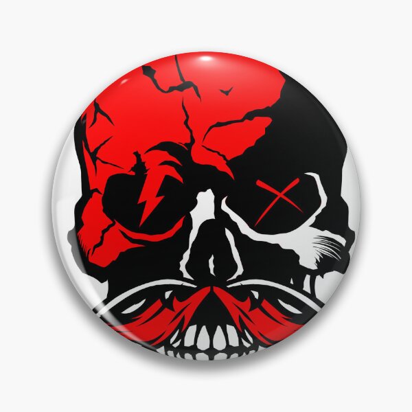 Item preview, skull mustache hipster skull mustache bald designed and sold by Achille3777.