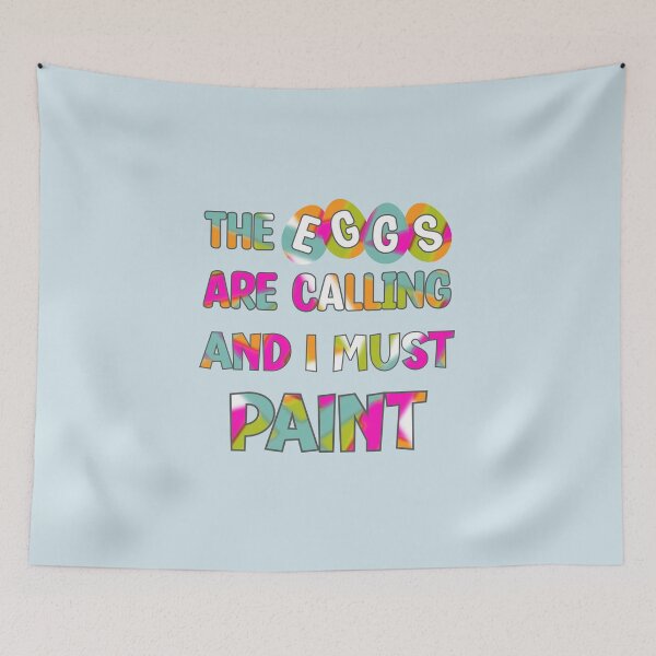 Item preview, The eggs are calling and I must paint funny Easter designed and sold by mariya-ivanova.