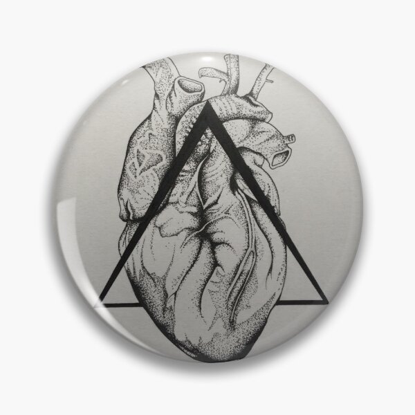 Item preview, tippled Heart: Handmade Pen Art designed and sold by Space Hyenas.