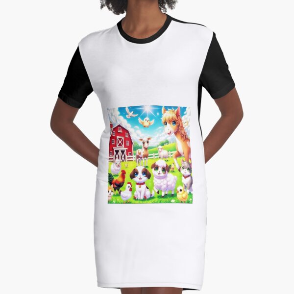 Vista previa del artículo con la obra «Animales de granja», diseñado y vendido por Djisalo.