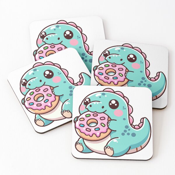 Item preview, Dino with donut designed and sold by Delidream.