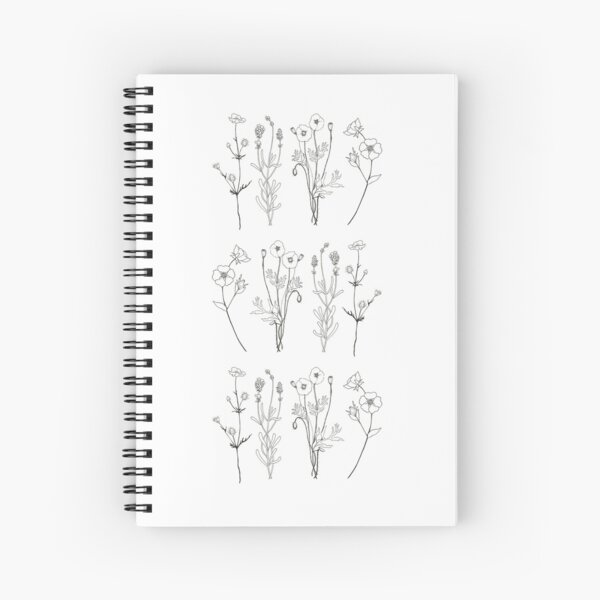 Item preview, Ink flowers designed and sold by katherineblower.