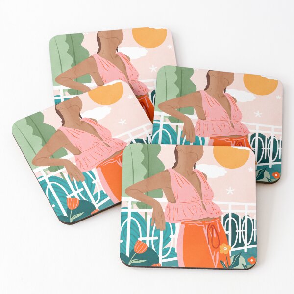 Item preview, Just Another Warm Day, Sun Soaked Relaxation Chill Vibes, Modern Summer Time, Cozy Afternoon Pastel Tones designed and sold by Kintsugi99.