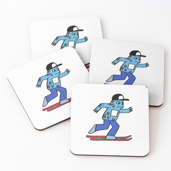 Item preview, Cool Skiing Frog Athlete designed and sold by zzz888.