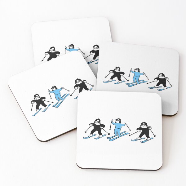 Item preview, Cool Skiing Trio – Stylish Winter Sports designed and sold by zzz888.