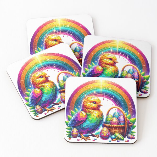 Item preview, Geometric Easter Chick designed and sold by Belarte.shop.