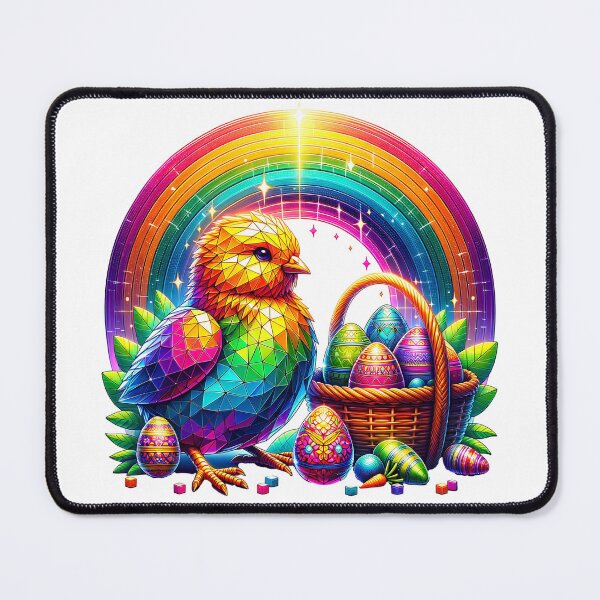 Item preview, Geometric Easter Chick designed and sold by Belarte.shop.