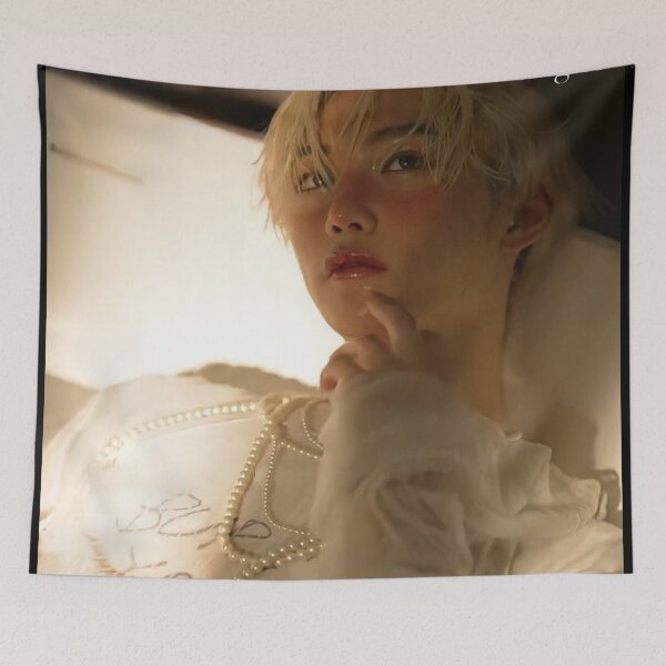 Item preview, ethereal Lee Felix bathtub rizz hot red cheeks sexy vibes Boyfriend material Stray Kids SKZ Kpop Boy group hot poster photoshoot  designed and sold by Kpop-Noona.