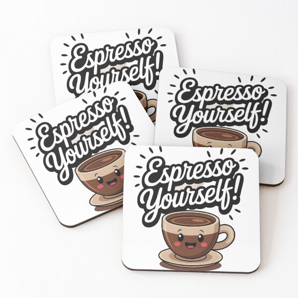 Item preview, Espresso yourself - I'm lovin' coffee - Coffee moments - Coffee for all - A coffee is forever - Worship coffee - The more coffee the better - Coffee is forever designed and sold by JansenGS.