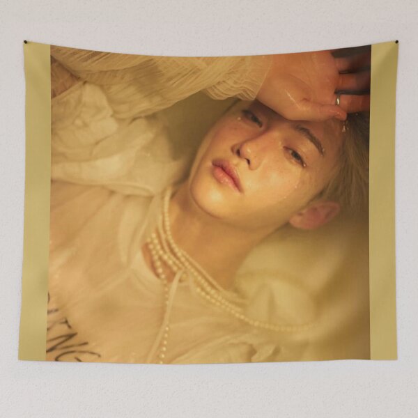 Item preview, Lee Felix bathtub rizz hot sexy vibes Boyfriend material Stray Kids SKZ Kpop Boy group hot poster photoshoot  designed and sold by Kpop-Noona.