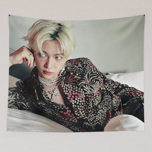 Item preview, ethereal Lee Felix rizz hot red cheeks sexy vibes Boyfriend material Stray Kids SKZ Kpop Boy group hot poster photoshoot  designed and sold by Kpop-Noona.