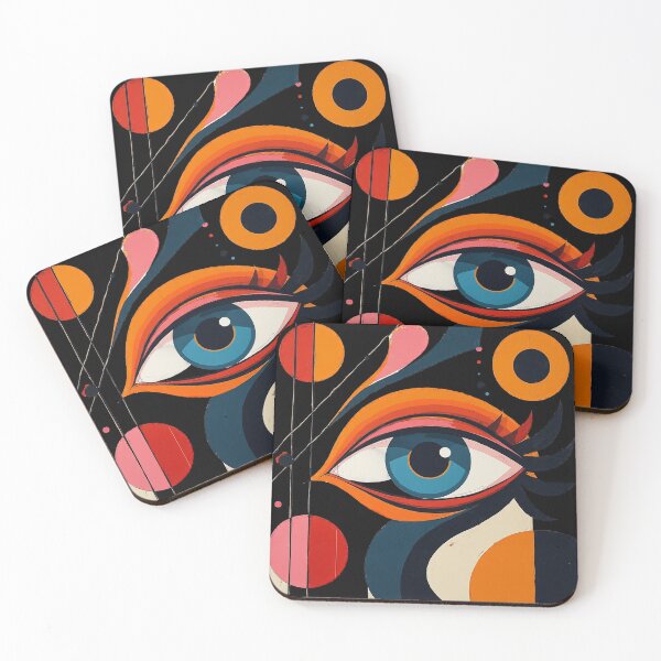 Item preview, eye on black background designed and sold by SpaceArteSou.