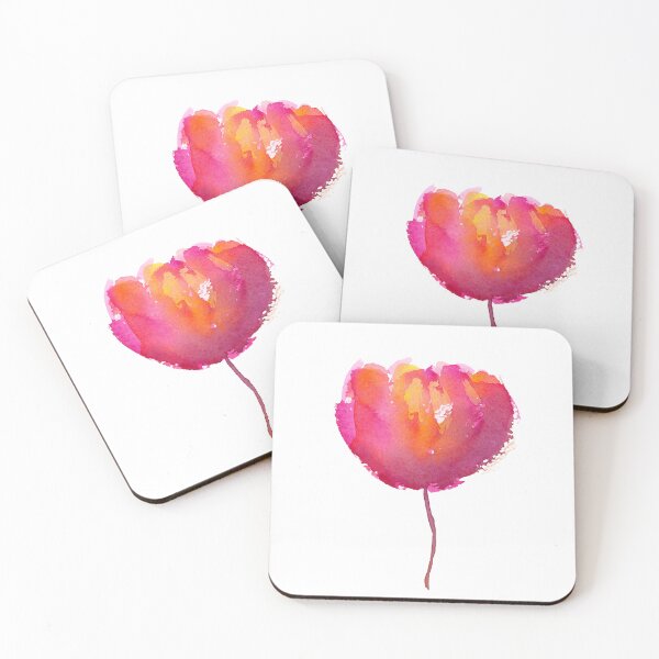Item preview, Pink beauty watercolor painting designed and sold by KarenKaspar.