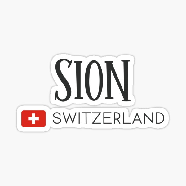 Vista previa del artículo con la obra «Sion - Suiza», diseñado y vendido por StudioRedKoala.