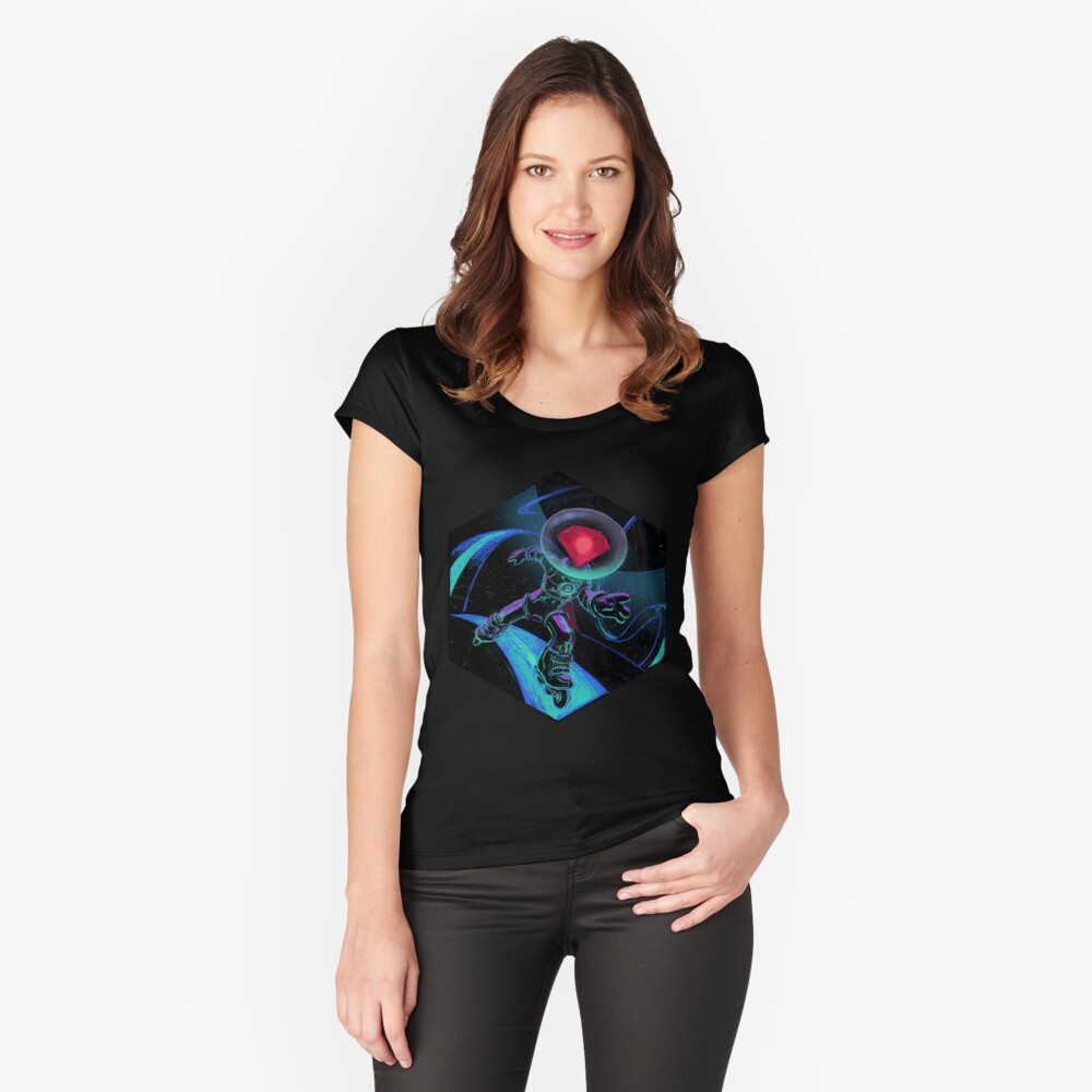 Item preview, Fitted Scoop T-Shirt designed and sold by Socketry.