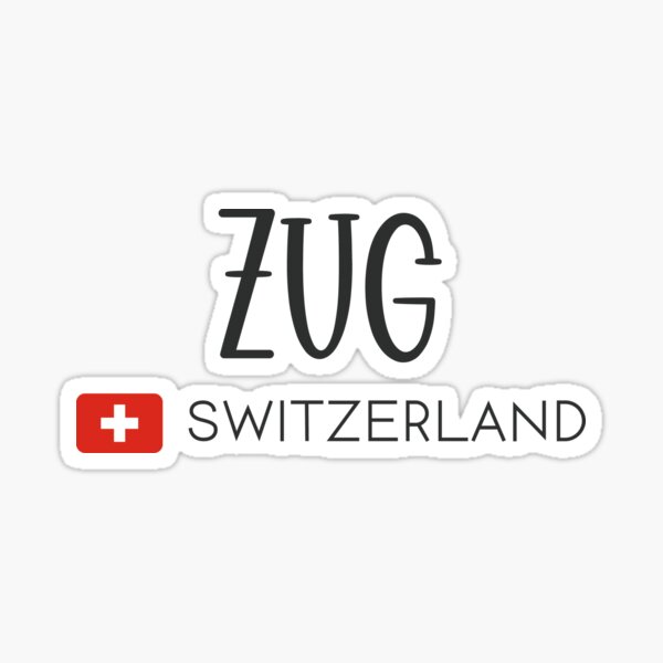 Artikel-Vorschau von Zug - Schweiz, designt und verkauft von StudioRedKoala.