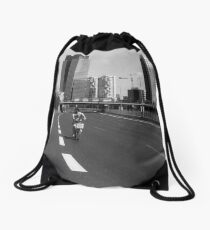 Yom Kippur in Tel Aviv, no. 3 Drawstring Bag