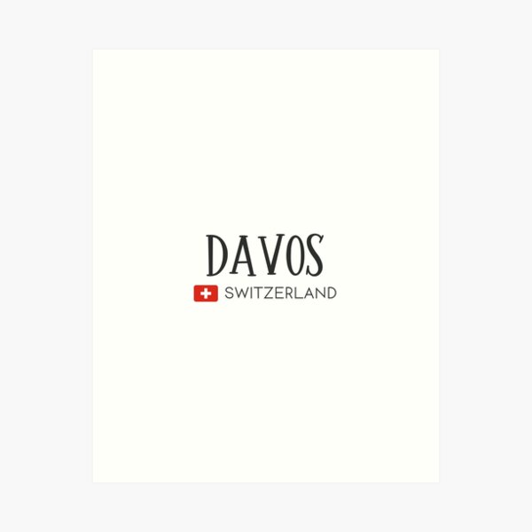 Item preview, Davos - Switzerland  designed and sold by StudioRedKoala.