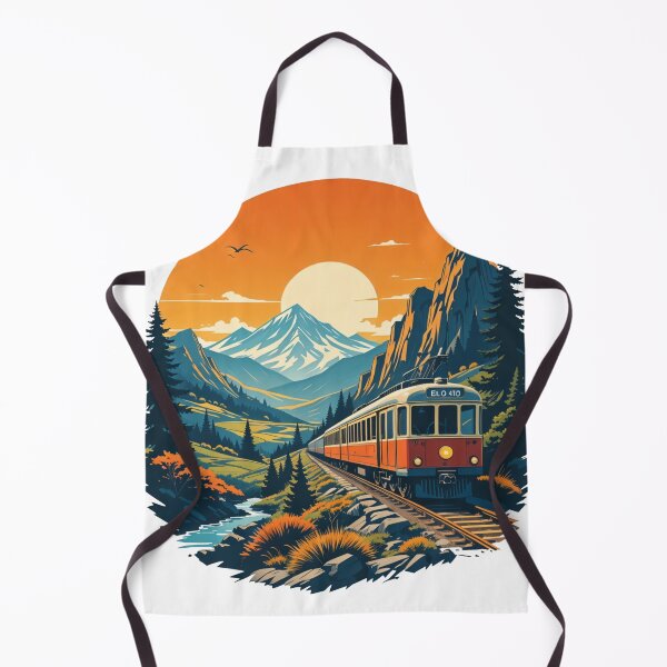 Item preview, Vintage Steam Train - Nostalgic and Adventurous Illustration for Home Decor, Fashion and Accessories Redbubble designed and sold by latelierdechris.