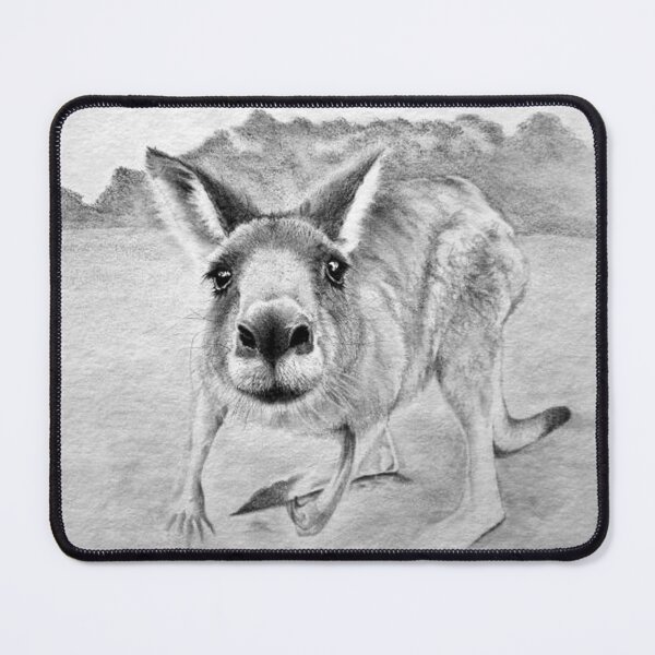 Item preview, An inquisitive Kangaroo designed and sold by SerenArtinOz.