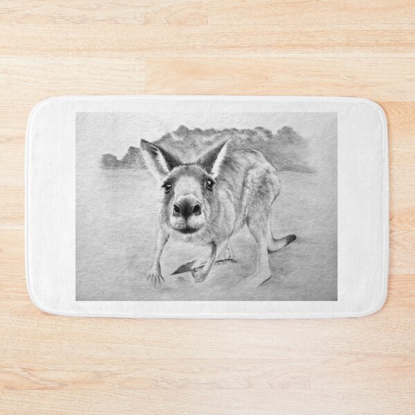Item preview, An inquisitive Kangaroo designed and sold by SerenArtinOz.