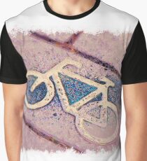 Cycle path drawn Art Graphic T-Shirt