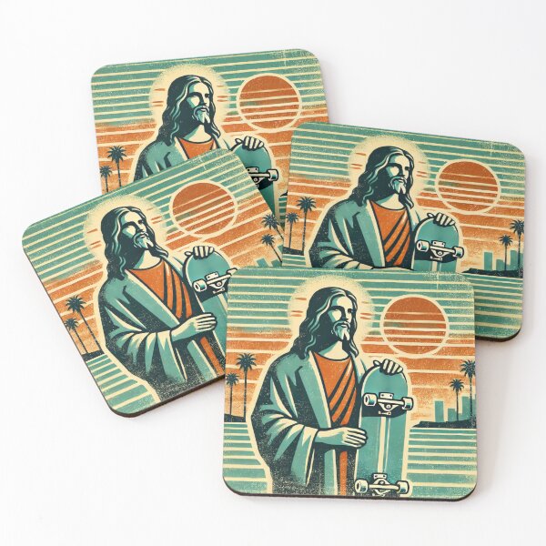 Item preview, Skateboard with Jesus designed and sold by MESSAYA.