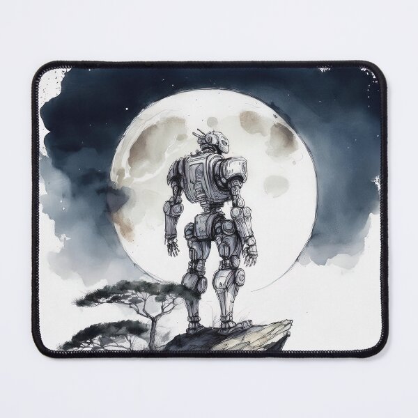 Item preview, Lonely Robot Moon designed and sold by Retr0Tshirts.