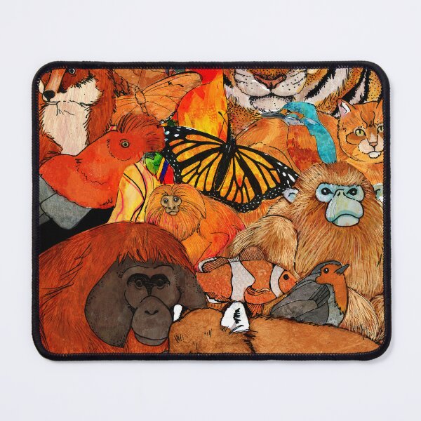 Item preview, orange animals designed and sold by katherineblower.