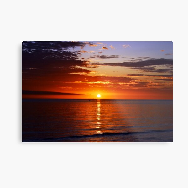 Sunset On Brighton Beach - SA Australia Metal Print