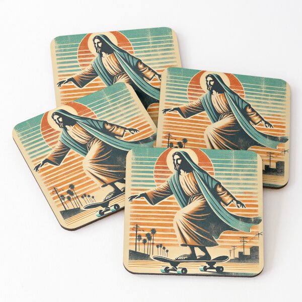 Item preview, Skateboard with Jesus designed and sold by MESSAYA.