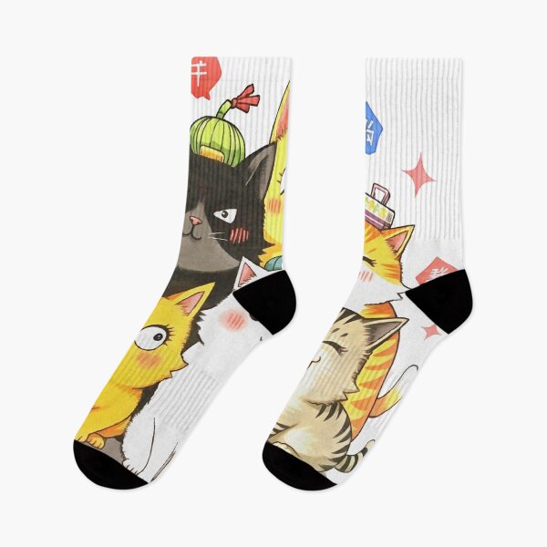 Item preview, Crazy cute funny cats in japan style manga anime ink drawing designed and sold by VonKalt.