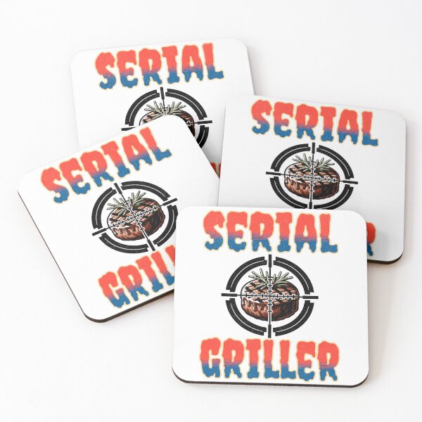 Item preview, Serial Griller Funny Backyard BBQ  designed and sold by LifmusGoDesigns.