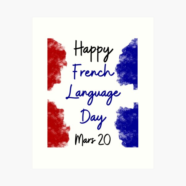 Item preview, Happy French Language Day - french language gifts designed and sold by SlocifieShop.