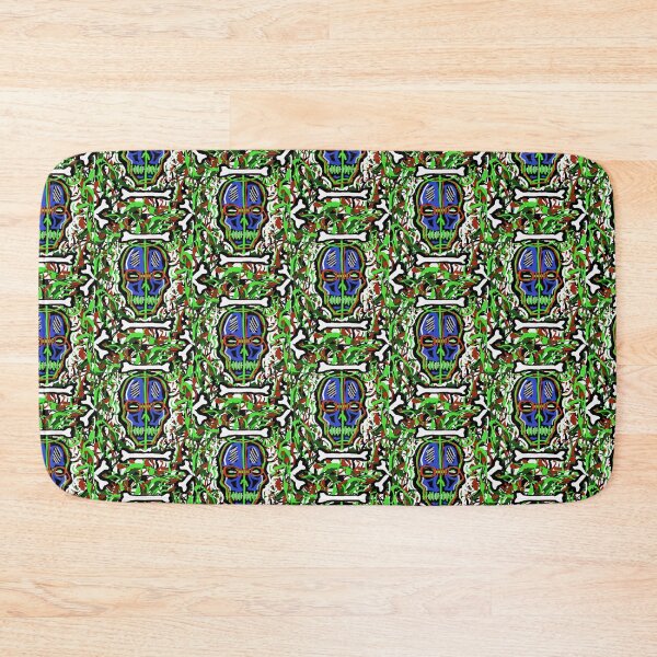 Item preview, Colorful skull and bones designed and sold by pawelkinart.