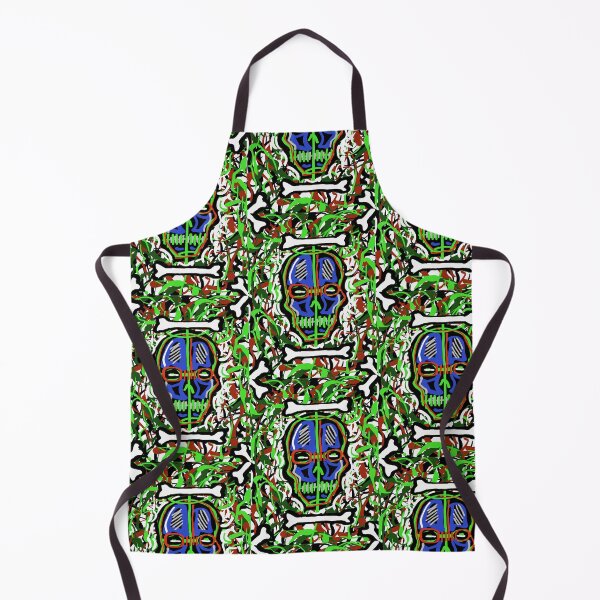 Item preview, Colorful skull and bones designed and sold by pawelkinart.