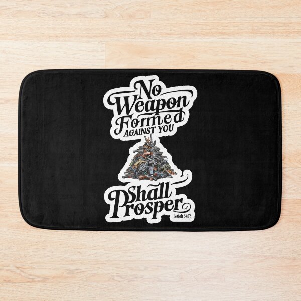 Item preview, No Weapon Formed – Faith & Strength designed and sold by caracatita75.