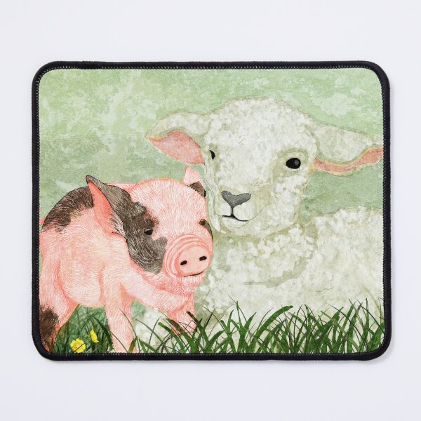 Item preview, Lamb and piglet designed and sold by katherineblower.