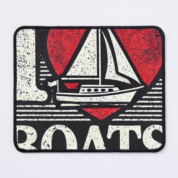 Item preview, I Love Boats Stickers designed and sold by arceeddesign.